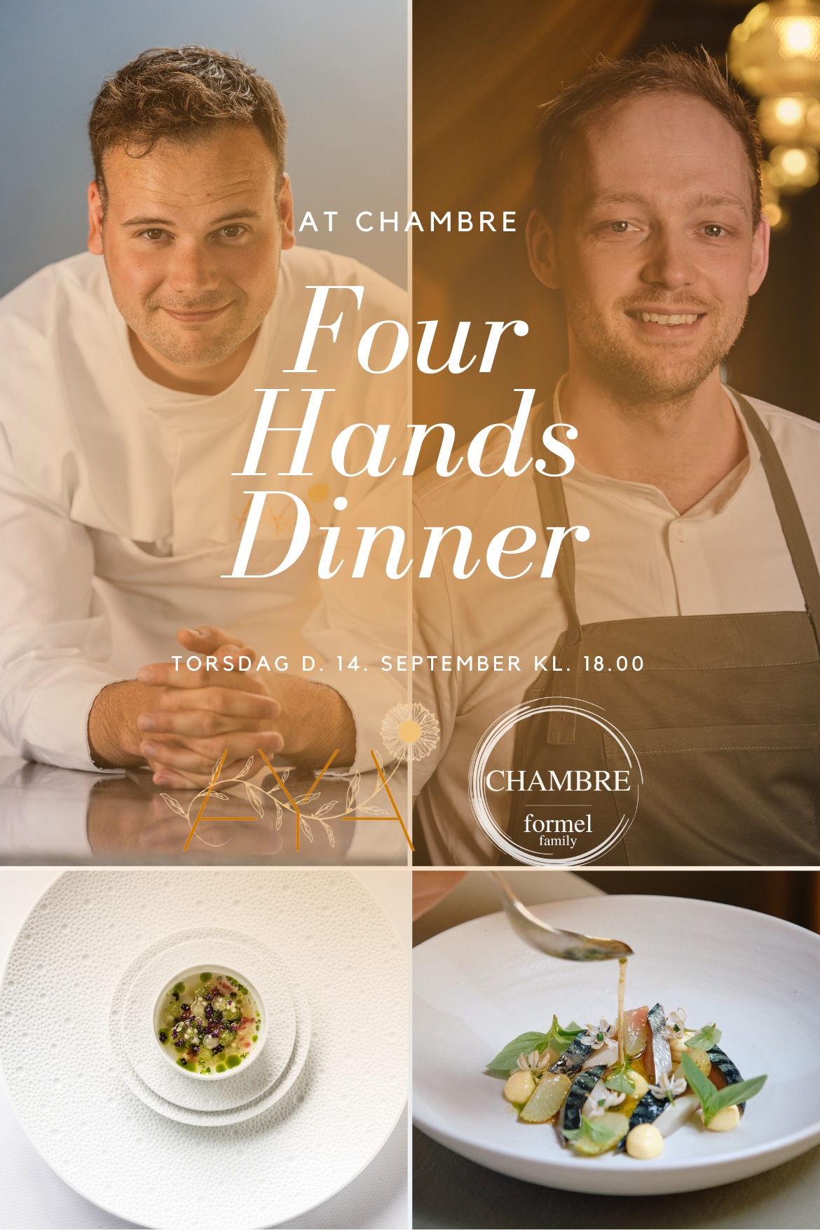 four-hands-dinner-chambre